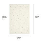 3 Sprouts - Tapis de jeu en mousse - Blueberry/Ivory