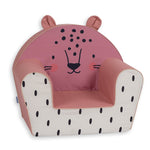Fauteuil pour enfant en mousse souple, poids 1 kg, capacité 20 kg, dès 9 mois.