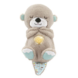 Loutre apaisante Fisher-Price : peluche interactive avec sons, lumière douce et mouvements pour calmer bébé. Dès la naissance.