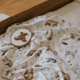 Veille sur toi - Ma p'tite couverte minky ultra‑douce- Les amis du boisé