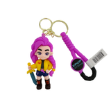 K-Pop Demon Hunters - Porte-clé - Rumi avec épée