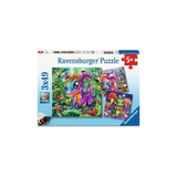 Ravensburger - Jigsaw Puzzle - Baby Dragon Garden - 3x49pc