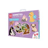 Auzou - 100 gommettes - Bébés animaux