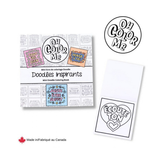 Oh Color Me - Mini livre de coloriage - Doodles inspirants