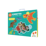 Auzou - 100 gommettes - Dinosaures