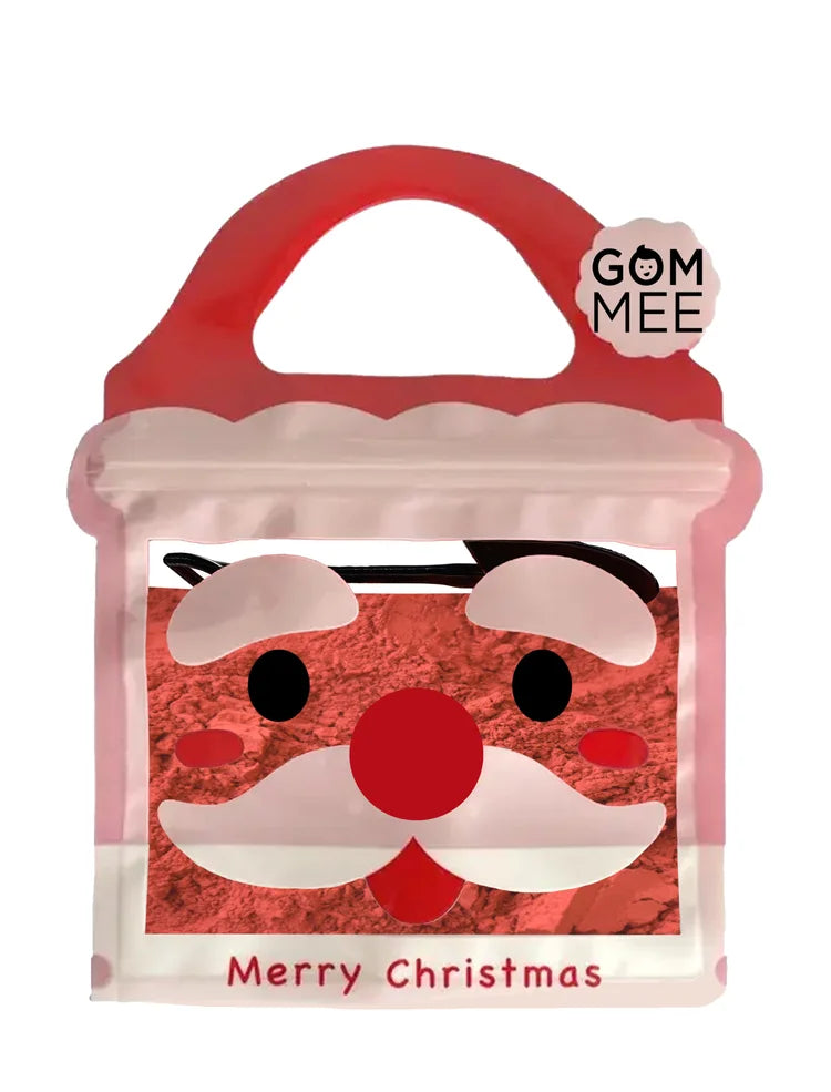 Sac cadeau contenant de la poudre magique Rouge ainsi qu'une petite figurine surprise