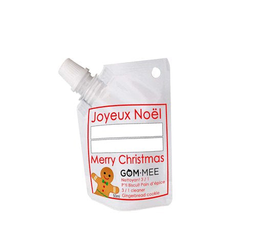 Étiquette cadeau lait nettoyant 3 en 1 avec une odeur enivrante de Pain d'épice.