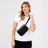 Lambert - Le Gabby - Sac à main 2-e-1 en cuir vegan - Sepia