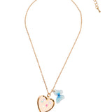 Great Pretenders - Collier en forme de papillon avec un cœur à clé