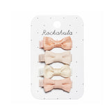 Rockahula - Pinces à cheveux - Flora Linen Mini Bow