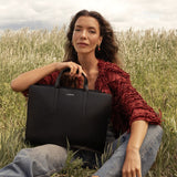 Lambert - Le Helia - Malette 2-en-1 en cuir vegan recyclé - Noir