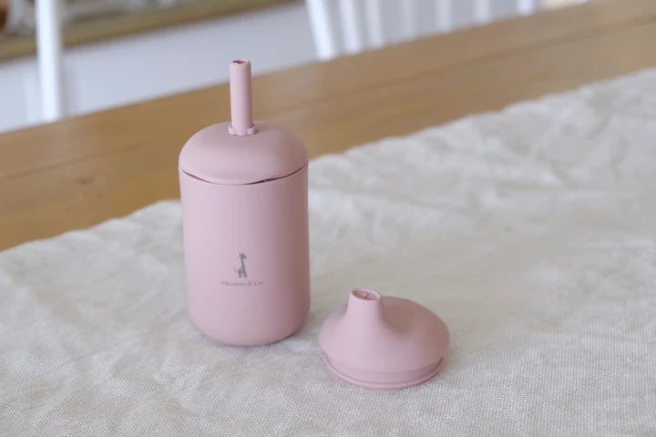 Micasso & Co. -  Gobelet en silicone à paille et à bec