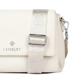 Lambert - Le Judy - Sac à main bandoulière en cuir vegan - Porcelain