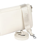 Lambert - Le Judy - Sac à main bandoulière en cuir vegan - Porcelain
