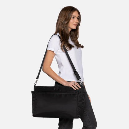 Lambert - The Julia - Black Diaper Bag in Recycled Nylon