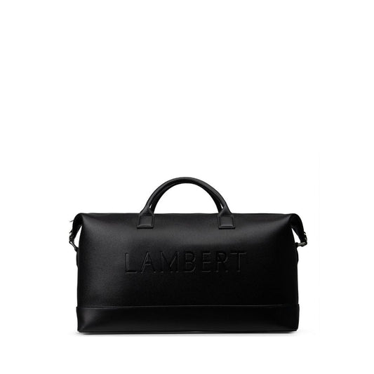 Lambert - The June - Black vegan leather tote travel bag