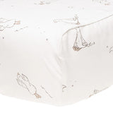 Perlimpinpin - Drap contour en coton - Oie