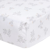 Perlimpinpin - Drap contour en coton - Feuilles