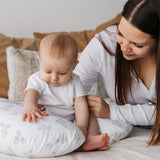 Perlimpinpin - Coussin d'allaitement déhoussable - Feuilles