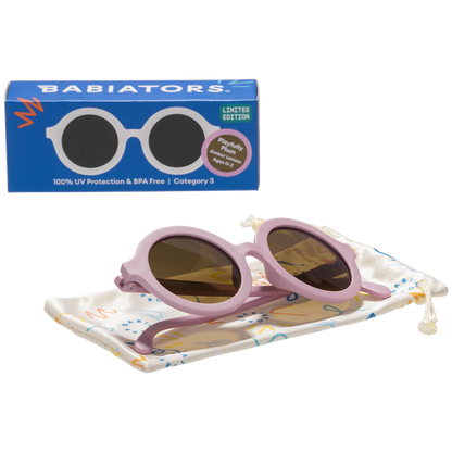 Lunettes de soleil rondes Euro - Prune
