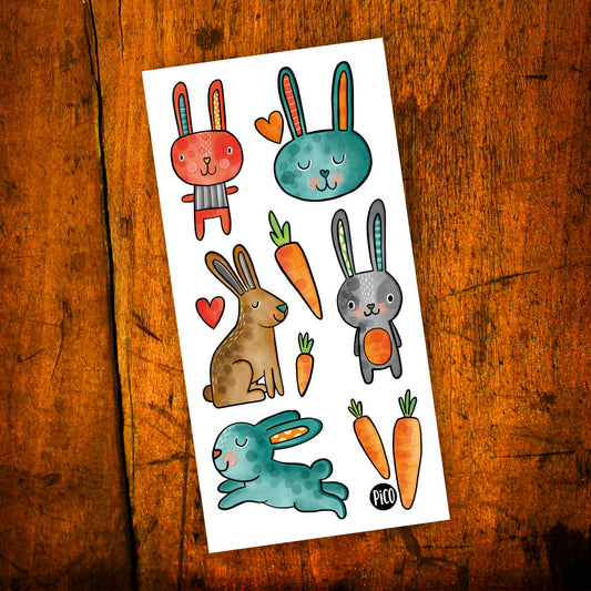 Temporary tattoos - The sweet bunnies