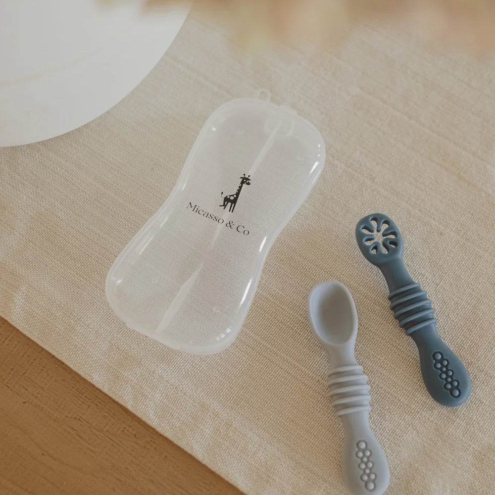 Micasso & Co. -  Cuillères d'apprentissage en silicone