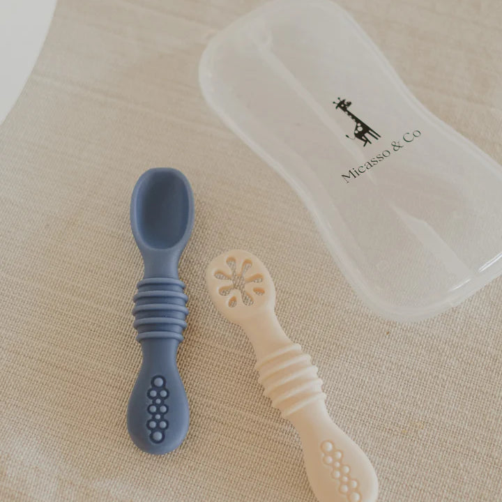 Micasso & Co. -  Cuillères d'apprentissage en silicone
