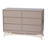 Little Seeds - 6-Drawer Dresser - Pala - Taupe