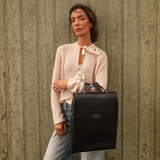 Lambert - The Lydia - Vegan Leather Backpack - Black