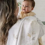 Perlimpinpin - Mousseline de coton 1/18$ - 2/30$ - Poules