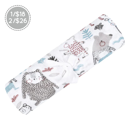 Perlimpinpin - Mousseline de coton 1/18$ - 2/26$ - Ours