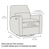 Maxi-Cosi - Fauteuil pivotant, coulissant avec veilleuse Ansel