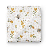 Oops - Mousseline de bambou-coton - Abeilles butineuses
