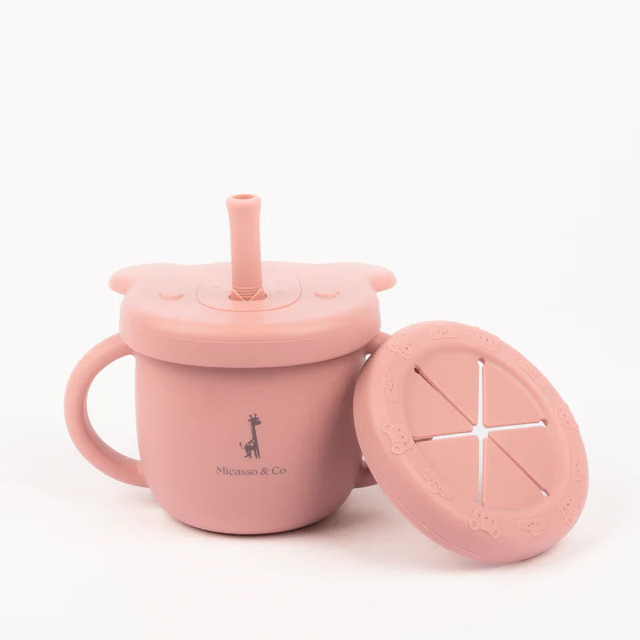 Micasso & Co. -  Tasse d'apprentissage 2 en 1 pour collation et liquide