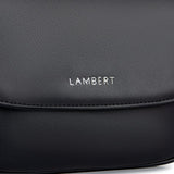 Lambert - Le Nadia - Sac à main 2-en-1 en cuir vegan - Noir