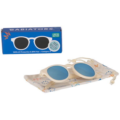 Babiators - Core Keyhole Non-Polarized Sunglasses - Sweet Cream/Turquoise