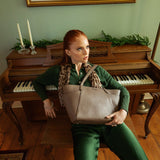 Lambert - Le Opale - Sac fourre-tout en cuir vegan - Taupe