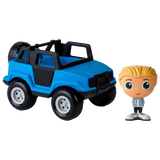 Flek - Véhicule tout-terrain Bleu avec figurine - Charlie