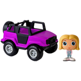 Flek - Véhicule tout-terrain Mauve avec figurine - Azra