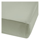 Perlimpinpin - Drap contour en bambou - Uni - Mousse