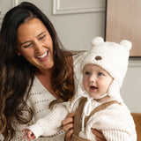 Petit Coulou - Sherpa Bear Hat - Cream