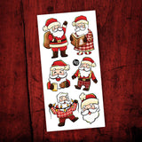 Pico - Tatouages temporaires - Les pères-noël en pyjamas