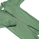 Perlimpinpin - Pyjama en bambou - Uni - Vert Chasseur