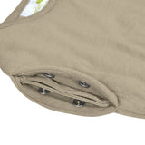 Perlimpinpin - Sac de nuit en bambou nouveau-né - Uni - Taupe