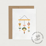 Mimosa - Carte de souhait- Régulière - Mobile (À Planter)
