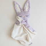 Veille sur toi - Doudou - Lapine Marguerite endormie - Lilas