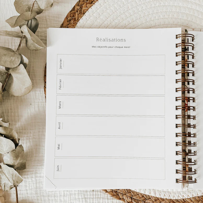 Agenda non daté | 12 mois - Floral nocturne