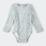 Petit Lem - Long Sleeve Swimsuit - Retro Floral