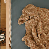 Minika - Drap contour en coton biologique - Billy Blue
