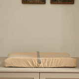 Minika - Housse matelas à langer en coton biologique - Latté